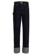 J.W. Anderson 'logo Grid Turn Up Workwear' Jeans J.W. Anderson 'logo Grid Turn Up Workwear' Jeans - Blu Denim