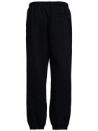 Balenciaga Black Stretch Cotton Joggers With Logo Print Balenciaga Black Stretch Cotton Joggers With Logo Print - Black