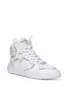 Givenchy High Top Wing Sneakers In Leather With Logo Givenchy High Top Wing Sneakers In Leather With Logo - White