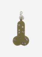 J.W. Anderson Leather Keychain With Studs J.W. Anderson Leather Keychain With Studs - Kaki