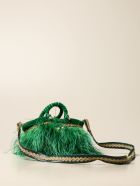 Sikuly Mini Bag Coffa Bag Piume Garden P. Sikuly With Feathers Sikuly Mini Bag Coffa Bag Piume Garden P. Sikuly With Feathers - Multicolor