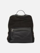 Backpack Made Of Leather With Contrasting Inserts Eleventy Backpack Made Of Leather With Contrasting Inserts