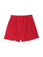 Monnalisa Red Shorts Monnalisa Red Shorts - Rosso