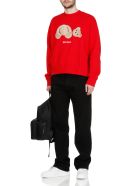 Palm Angels Teddy Bear Sweatshirt Palm Angels Teddy Bear Sweatshirt - RED BROWN