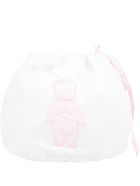 Little Bear White Bag For Baby Girl Little Bear White Bag For Baby Girl - White