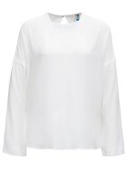 M Missoni White Blouse In Silk Blend M Missoni White Blouse In Silk Blend - White