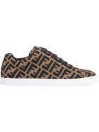 Fendi Knit Low-top Sneakers Fendi Knit Low-top Sneakers - brown