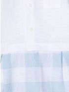 Newborn Short Linen Jumpsuit Il Gufo Newborn Short Linen Jumpsuit - Azzurro