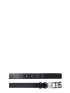 GCDS Belts In Black Leather GCDS Belts In Black Leather - black
