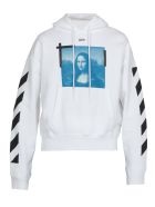 Off-White Monnalisa Sweatshirt Off-White Monnalisa Sweatshirt - WHITE BLAC