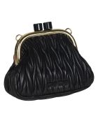 Miu Miu Matelassé Shoulder Bag Miu Miu Matelassé Shoulder Bag - Black