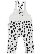 Stella McCartney Kids Dalmatian Printed Cotton Dungarees Stella McCartney Kids Dalmatian Printed Cotton Dungarees - White/black