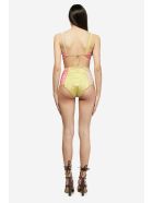 Oseree Blossom Colore High Waisted Beachwear Oseree Blossom Colore High Waisted Beachwear - multicolor
