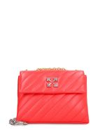 Off-White Jackhammer 24 Leather Shoulder Bag Off-White Jackhammer 24 Leather Shoulder Bag - red