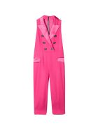 Balmain Double-breasted Suit Balmain Double-breasted Suit - Fucsia