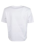 Fendi Embossed Logo Cropped T-shirt Fendi Embossed Logo Cropped T-shirt - White