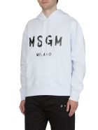 MSGM Logo Hoodie MSGM Logo Hoodie - WHITE