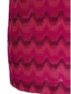 M Missoni Zig Zag Cotton Blend T-shirt M Missoni Zig Zag Cotton Blend T-shirt - Fuxia