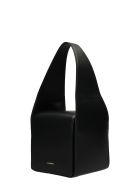 Jil Sander Sling Small Bag Shoulder Bag In Black Leather Jil Sander Sling Small Bag Shoulder Bag In Black Leather - black