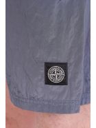 Stone Island Beachwear In Grey Polyester Stone Island Beachwear In Grey Polyester - grey