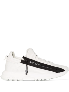 Man White Spectre Running Low Sneakers With Zip Givenchy Man White Spectre Running Low Sneakers With Zip