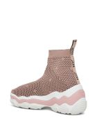 RED Valentino Stretch Pois D'esprit Knit Sneakers RED Valentino Stretch Pois D'esprit Knit Sneakers - Pink