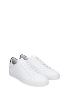 Common Projects Retro Sneakers In White Leather Common Projects Retro Sneakers In White Leather - white