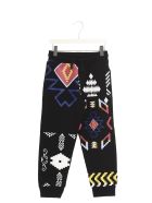 Marcelo Burlon Patchwork Folk Jogging Pant Marcelo Burlon Patchwork Folk Jogging Pant - Black Multic