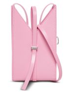 Givenchy Cut Out Crossbody Bag In Pink Leather Givenchy Cut Out Crossbody Bag In Pink Leather - Pink
