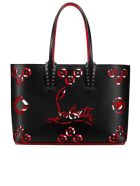 Christian Louboutin Black Leather Cabata Loubinthesky Perfore Christian Louboutin Black Leather Cabata Loubinthesky Perfore - BLACK