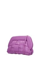 THEMOIRè Bios Weaved Clutch In Viola Faux Leather THEMOIRè Bios Weaved Clutch In Viola Faux Leather - Viola