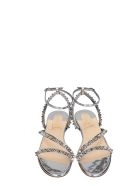 Christian Louboutin Mafaldina Flats In Silver Leather Christian Louboutin Mafaldina Flats In Silver Leather - silver