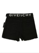 Givenchy Black Cotton Denim Shorts Givenchy Black Cotton Denim Shorts - Nero
