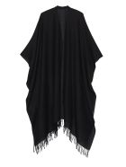 Fringed Poncho Saint Laurent Fringed Poncho - Nero