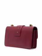 Pinko Love Mini Red Leather Icon Crossbody Bag Pinko Love Mini Red Leather Icon Crossbody Bag - Red