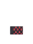 Alexander McQueen Skull Cards Holder Alexander McQueen Skull Cards Holder - Nero e Rosso
