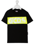 Colour-block Logo T-shirt GCDS Mini Colour-block Logo T-shirt - Nero