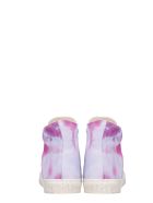 Gienchi J.m. High Sneakers In Viola Canvas Gienchi J.m. High Sneakers In Viola Canvas - Viola
