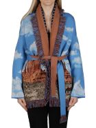 Multicolor Wool Blend Cardigan Alanui Multicolor Wool Blend Cardigan - Multicolor