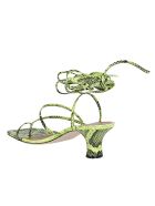 Fluo Yellow Leather Betty Sandals Paris Texas Fluo Yellow Leather Betty Sandals