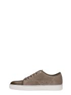 Lanvin Dbb1 Sneakers In Taupe Suede And Leather Lanvin Dbb1 Sneakers In Taupe Suede And Leather - taupe