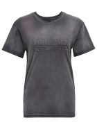 Alberta Ferretti Cotton T-shirt With Logo Alberta Ferretti Cotton T-shirt With Logo - Grey