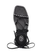 Woman Black Mauritius Sandal Ash Woman Black Mauritius Sandal - Black