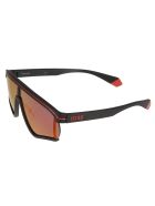 MSGM Polaroid Logo Sunglasses MSGM Polaroid Logo Sunglasses - Black