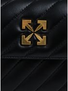 Off-White Jackhammer 24 Crossbody Bag In Quilted Leather Off-White Jackhammer 24 Crossbody Bag In Quilted Leather - Black