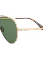 Golden And Green Classic 11 Zero Sunglasses Saint Laurent Golden And Green Classic 11 Zero Sunglasses - Gold