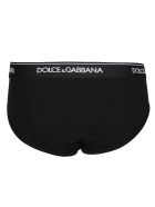 Dolce & Gabbana Black Cotton Briefs - Nero