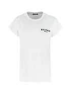 Balmain Logo Cotton T-shirt Balmain Logo Cotton T-shirt - Bianca