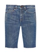 Saint Laurent Skinny Cycling Short Saint Laurent Skinny Cycling Short - Rain Blue