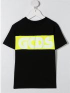 Colour-block Logo T-shirt GCDS Mini Colour-block Logo T-shirt - Nero